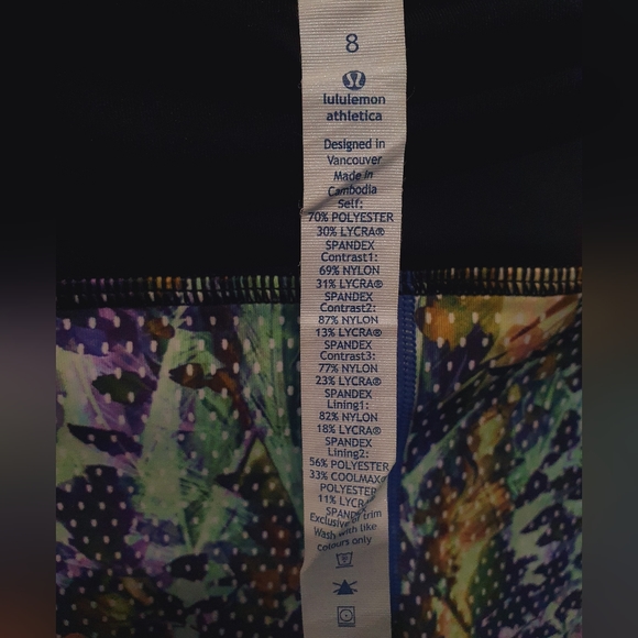 Lululemon athletica size 8 crop leggings - Picture 6 of 6